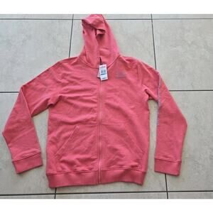 New Vineyard Vines Women’s Pink Zip Up Hooded Sweatshirt - Size Xl